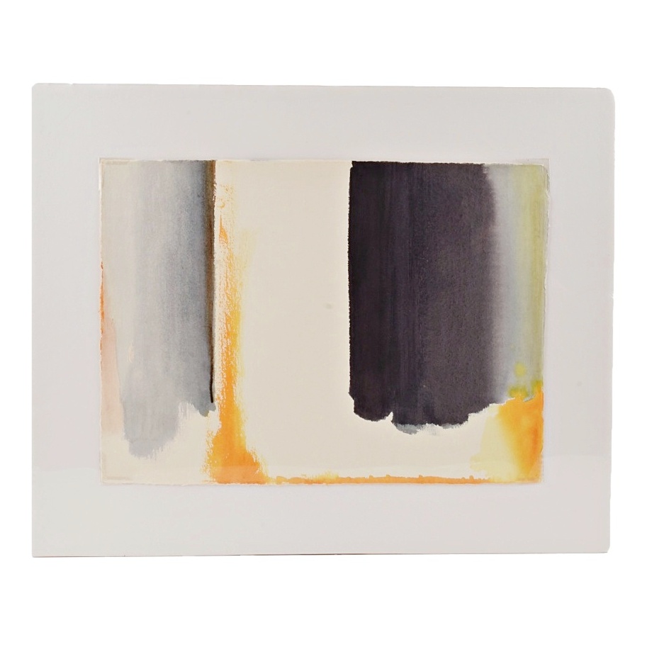 "Untitled VIII" Abstract Watercolor by Beth Hertz, 1986