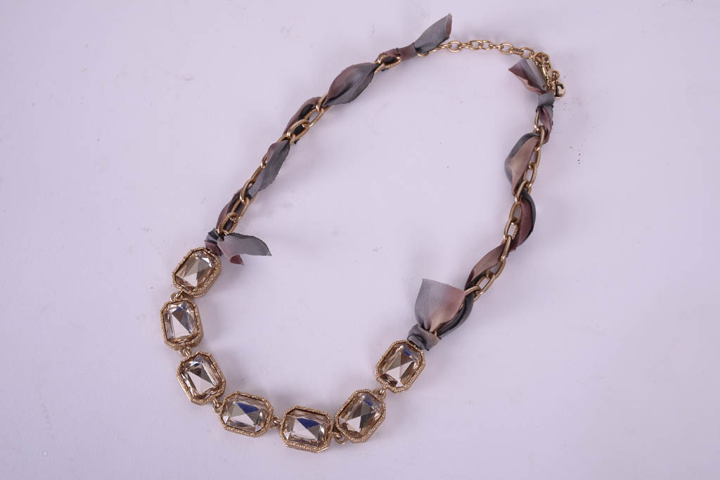 Collection of Gold and Jewel Tone Costume Jewelry