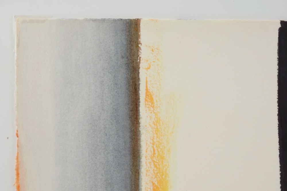 "Untitled VIII" Abstract Watercolor by Beth Hertz, 1986