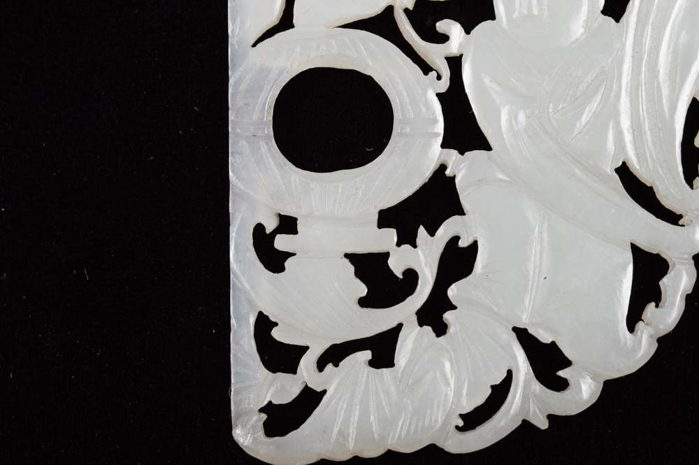 Chinese Carved Jade Clasp