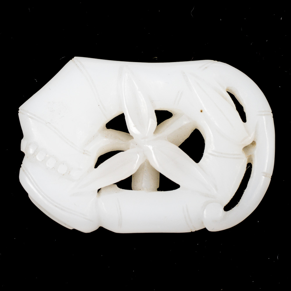 Chinese Carved Charm with Bamboo