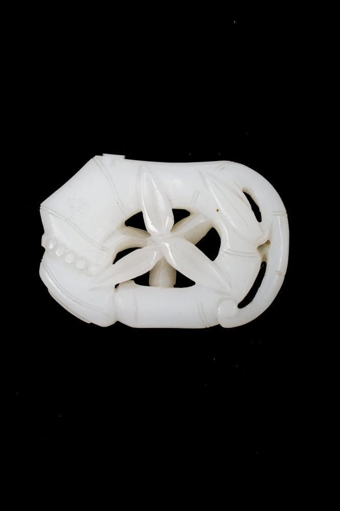 Chinese Carved Charm with Bamboo