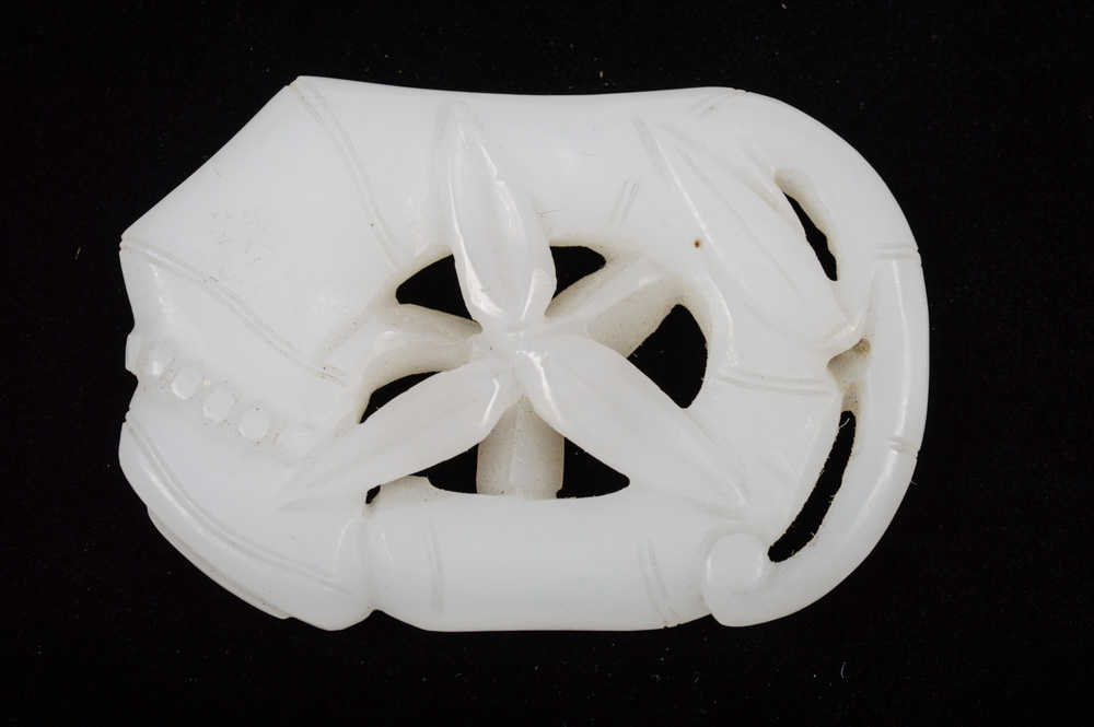 Chinese Carved Charm with Bamboo