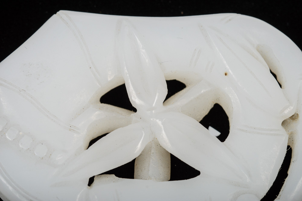 Chinese Carved Charm with Bamboo