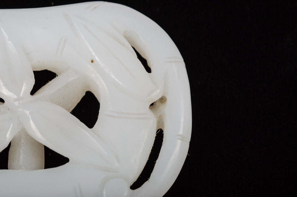 Chinese Carved Charm with Bamboo