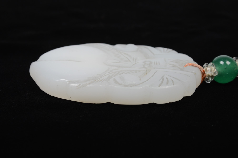 Antique Chinese Carved Peach Charm