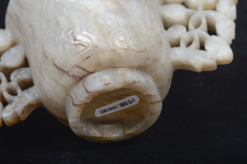 Chinese Grey Jade Yuan Dynasty Style Wedding Cup