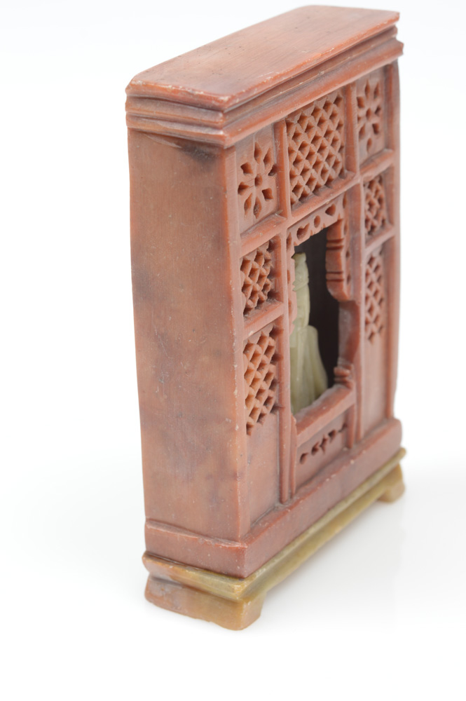 Chinese Carved Soapstone Altar
