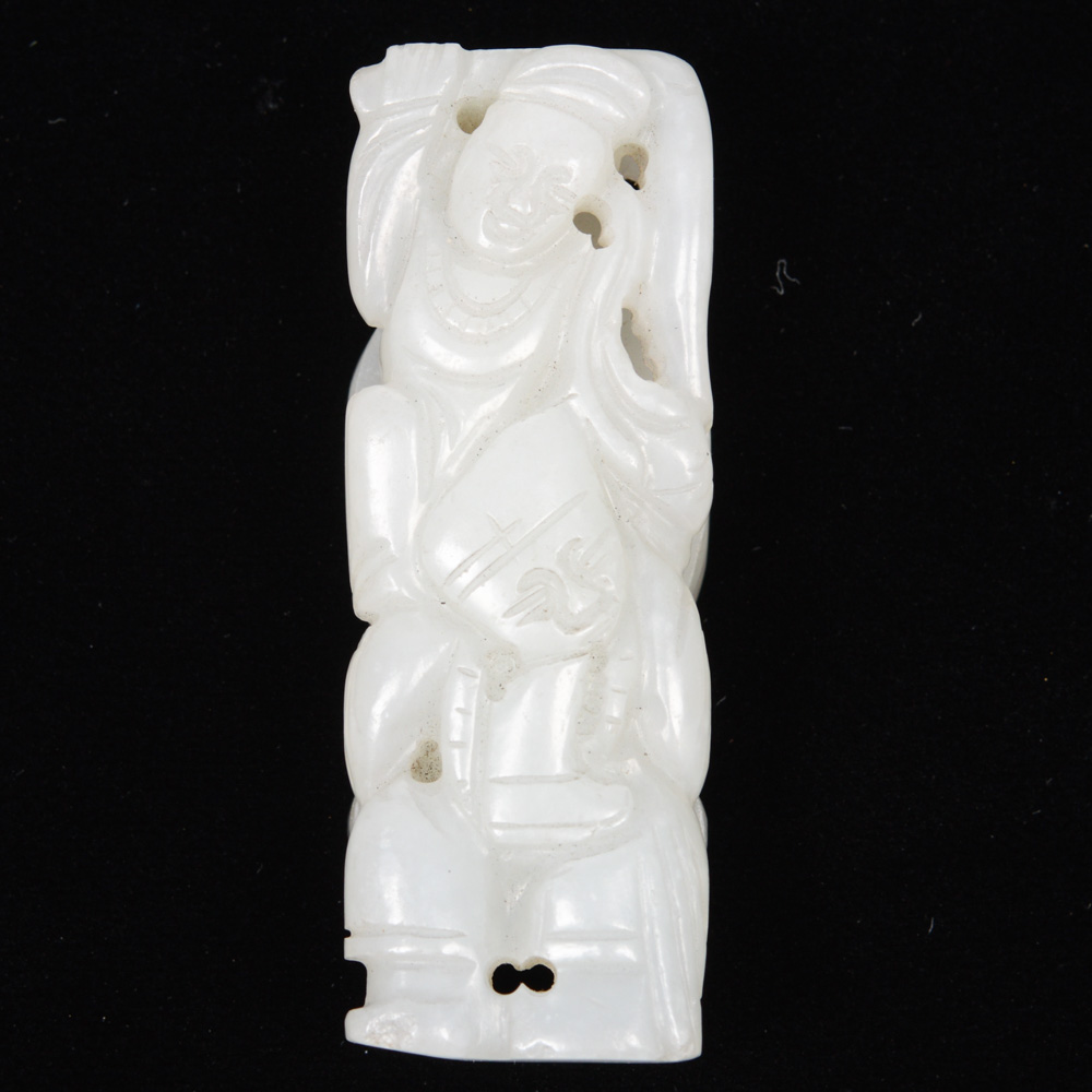 Chinese Celadon Jade Buckle