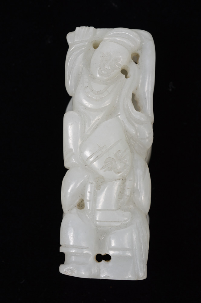 Chinese Celadon Jade Buckle
