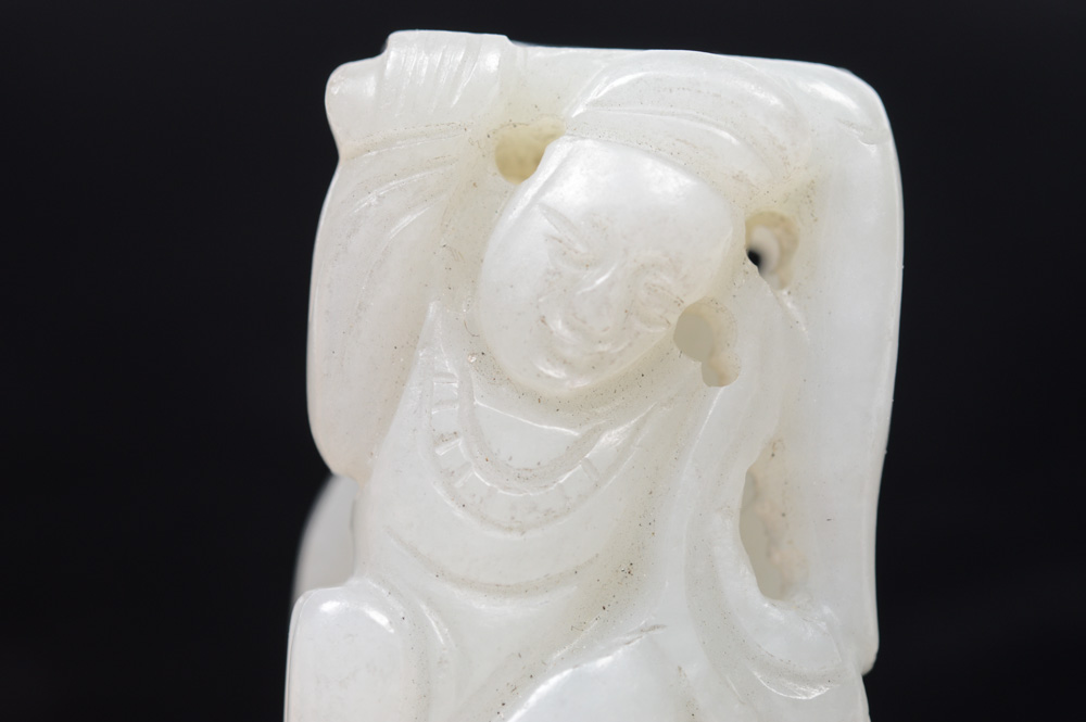 Chinese Celadon Jade Buckle