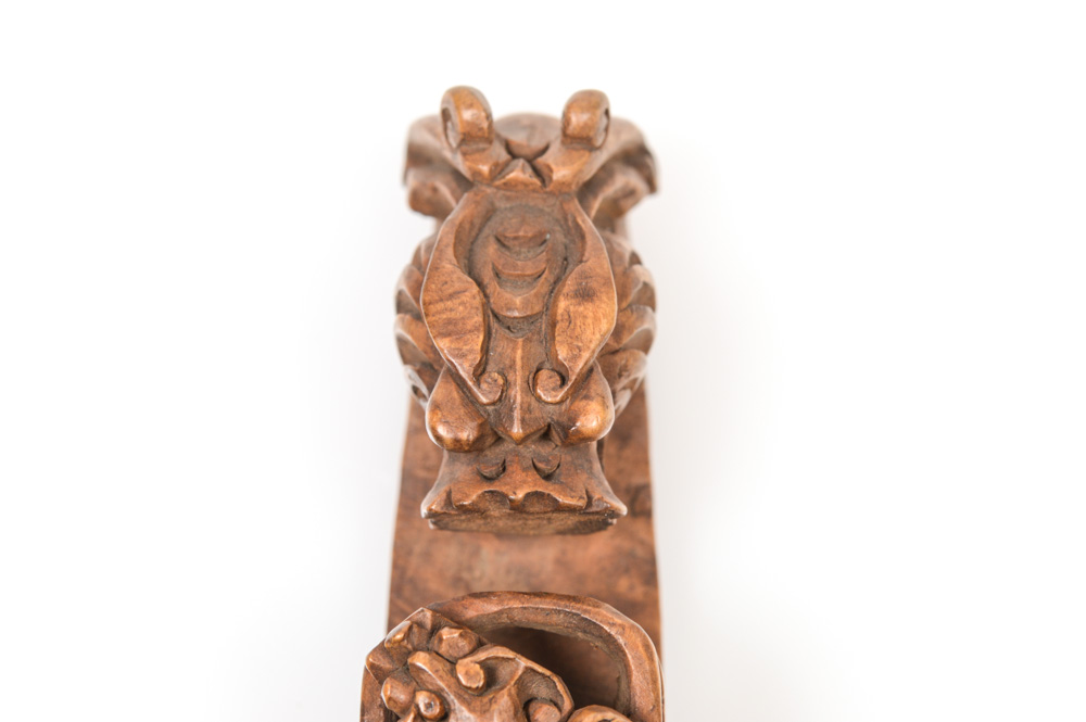 Chinese Wood Dragon Belt Hook