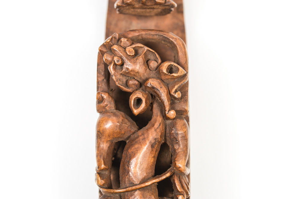 Chinese Wood Dragon Belt Hook