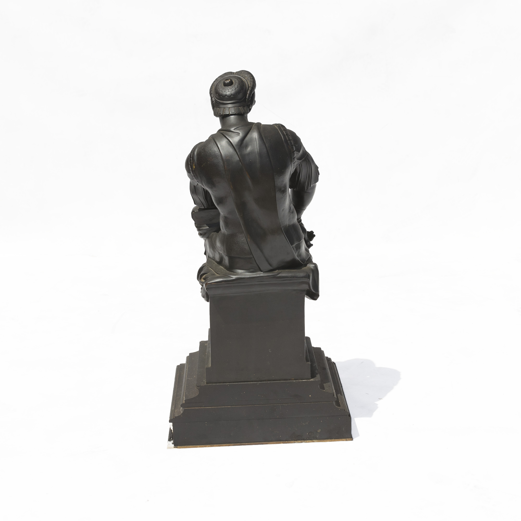 Reproduction Sculpture After Michelangelo's "Il Penseroso"