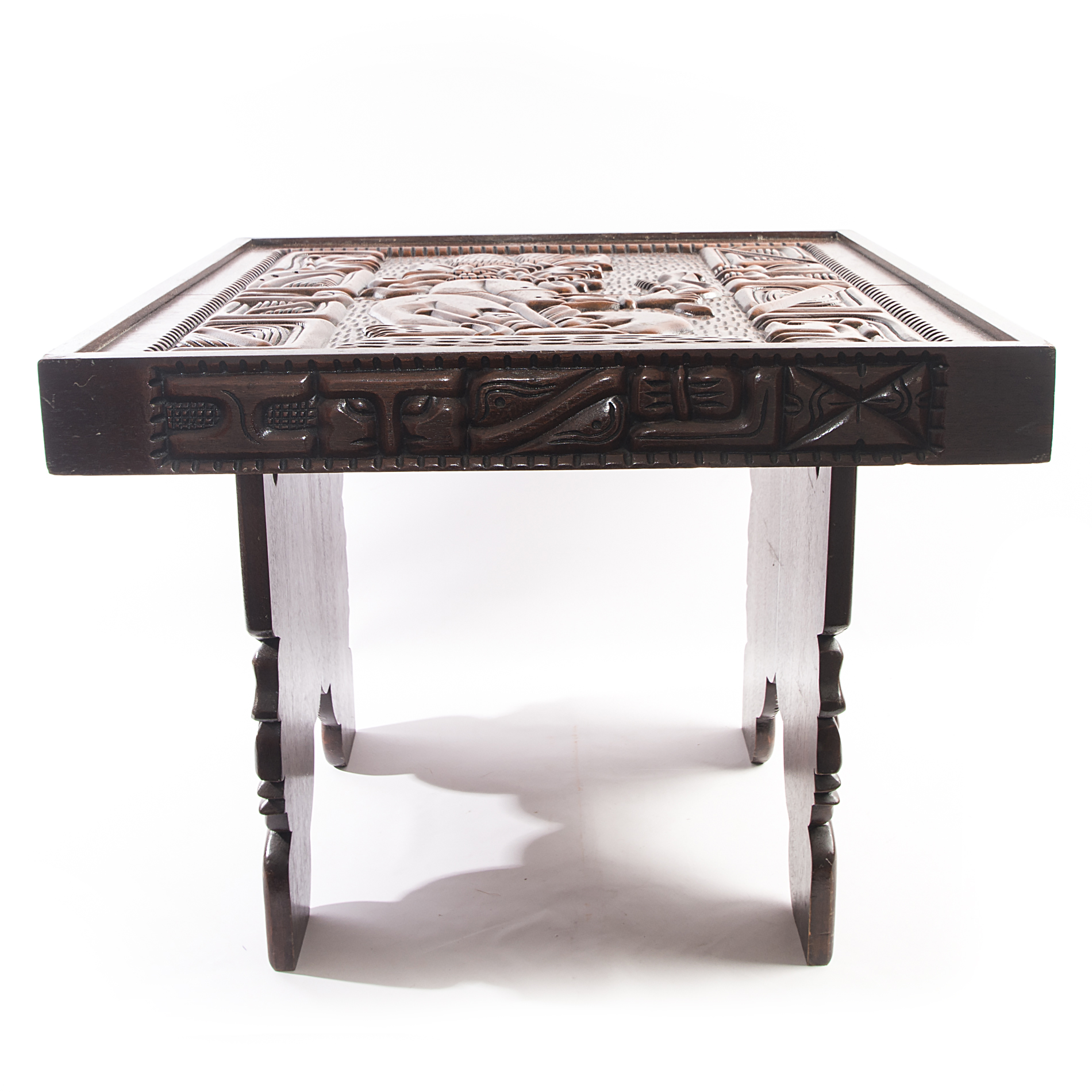 Ch'orti' Indian Carved Side Table