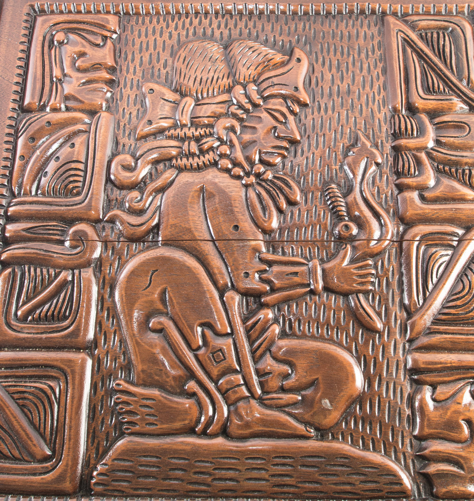 Ch'orti' Indian Carved Side Table