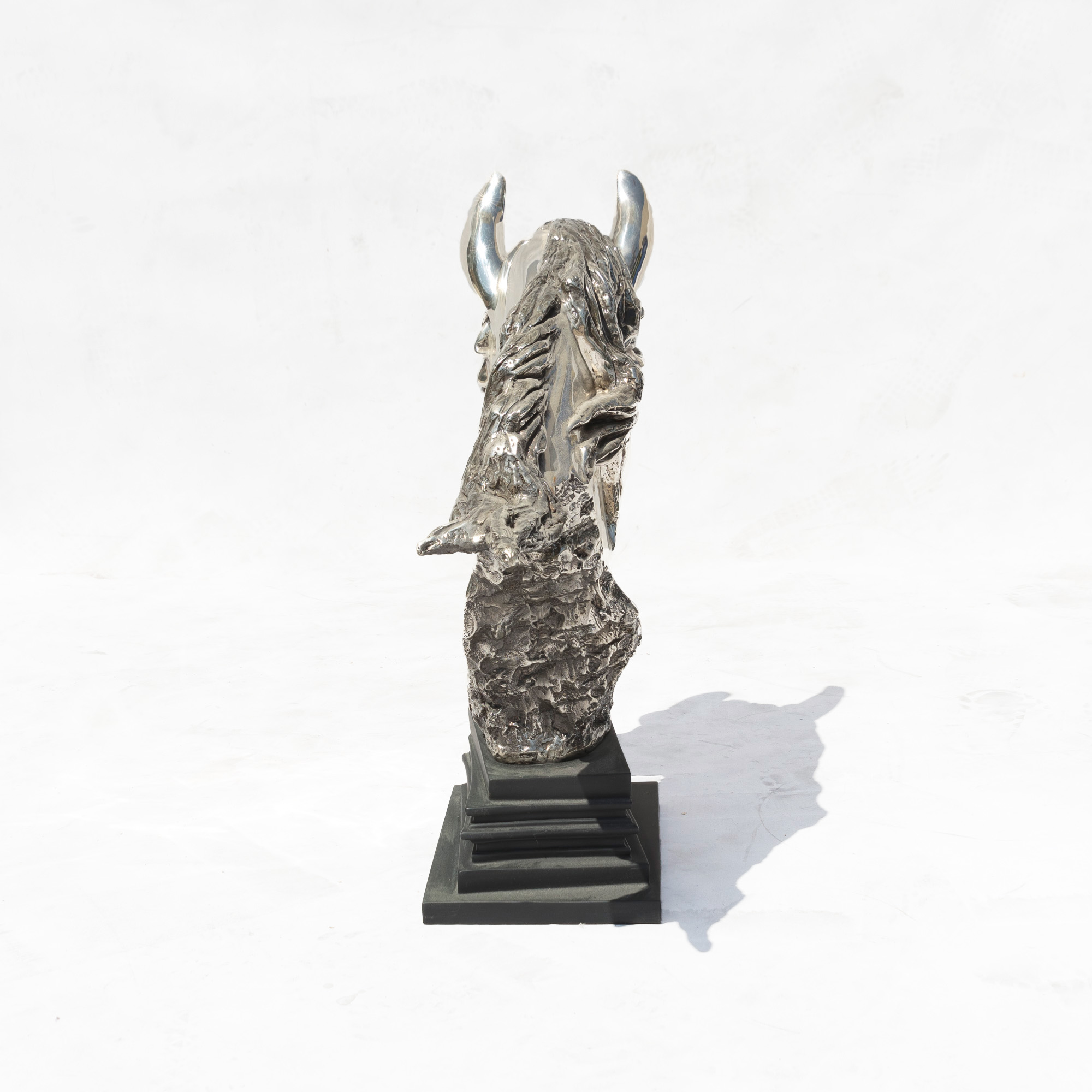 Ricardo Del Río for D'Argenta Silver Plated Sculpture "Horse Head"