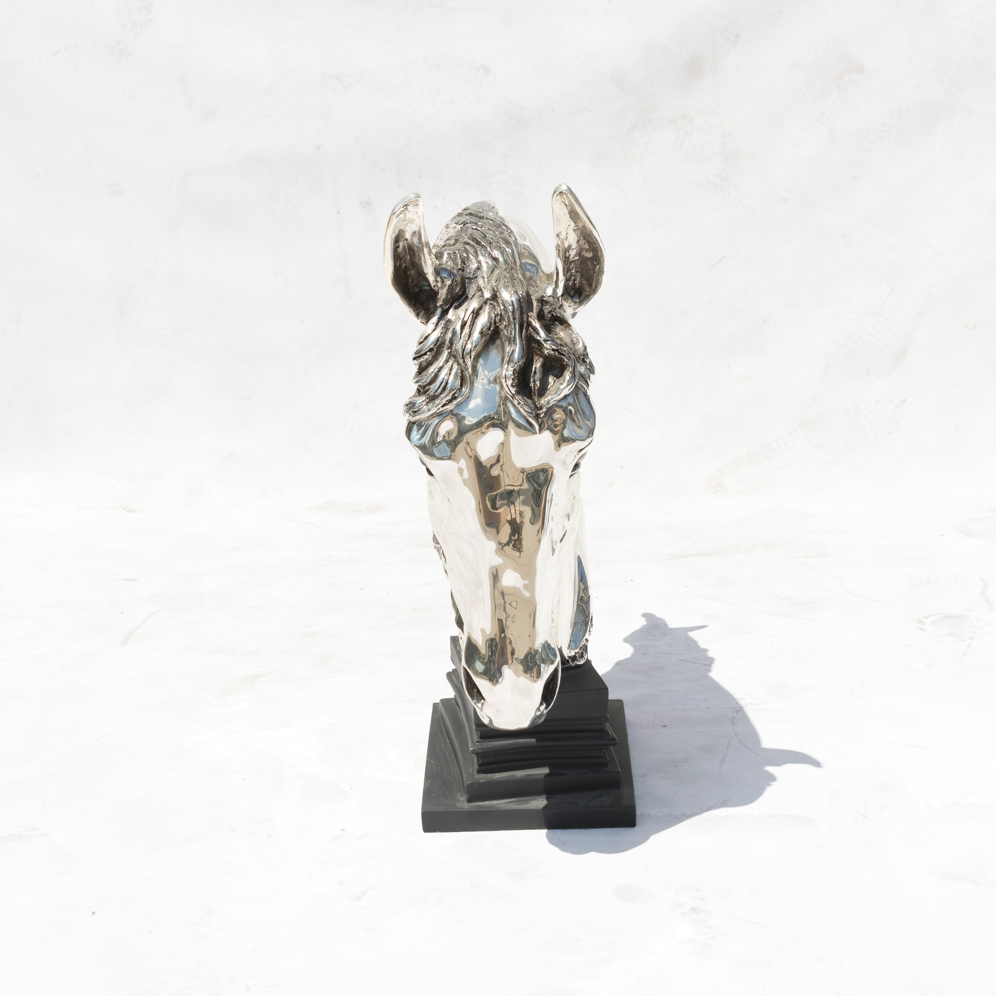 Ricardo Del Río for D'Argenta Silver Plated Sculpture "Horse Head"