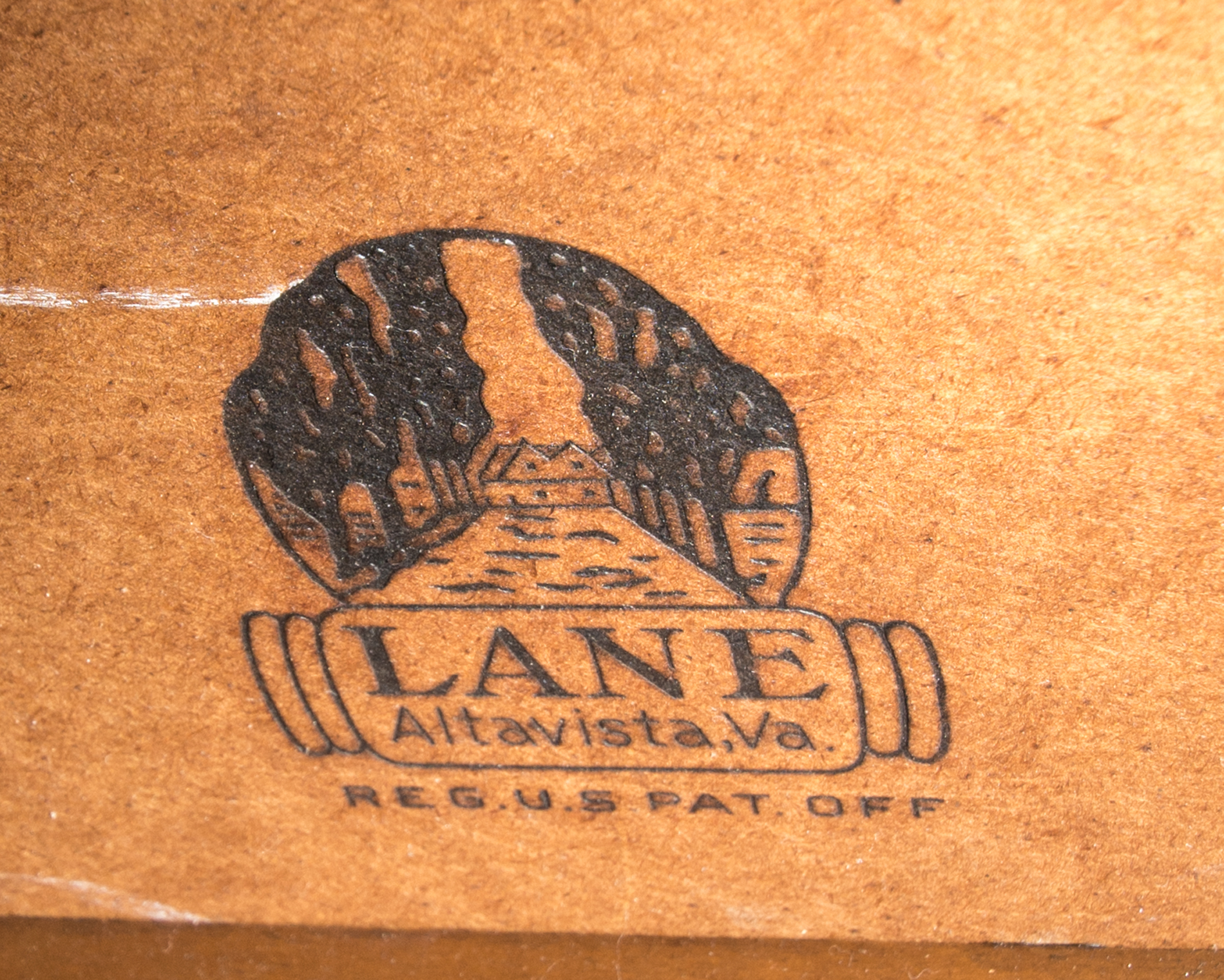 Mid-Century Surfboard Cocktail Table by Lane