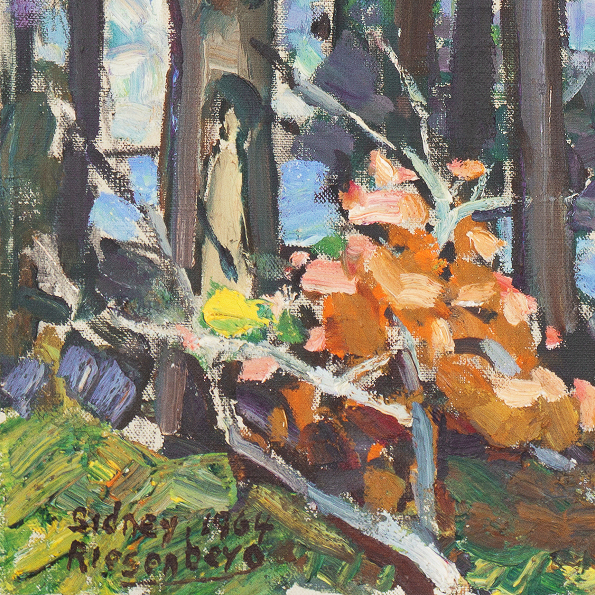 Sidney Harry Riesenberg Oil Painting on Canvas "Fresh Pond"