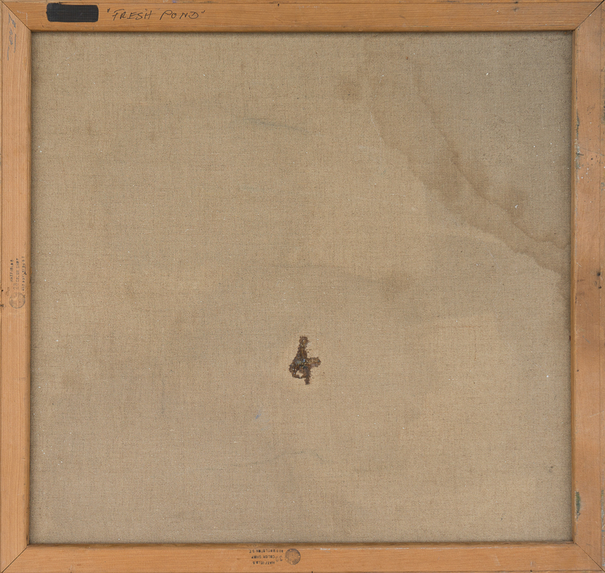 Sidney Harry Riesenberg Oil Painting on Canvas "Fresh Pond"