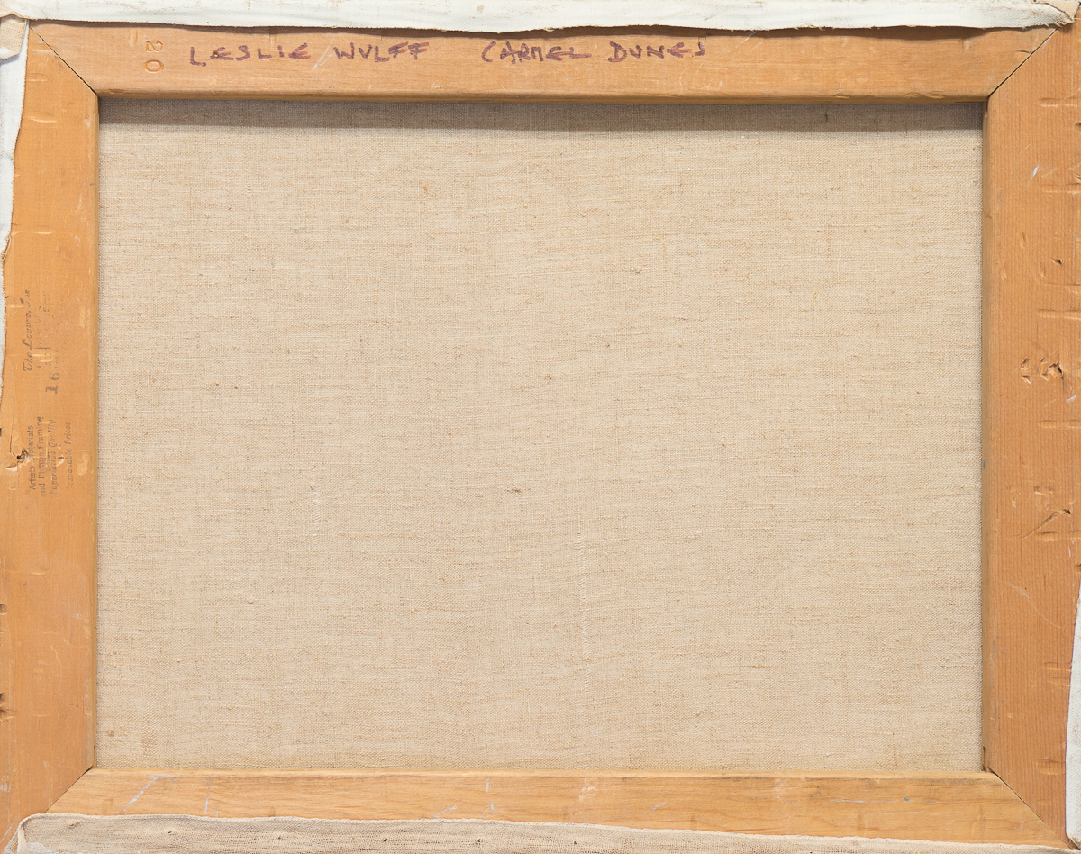 George D. Young Oil Painting on Canvas "Autumn Hillside, Sonoma Coast"