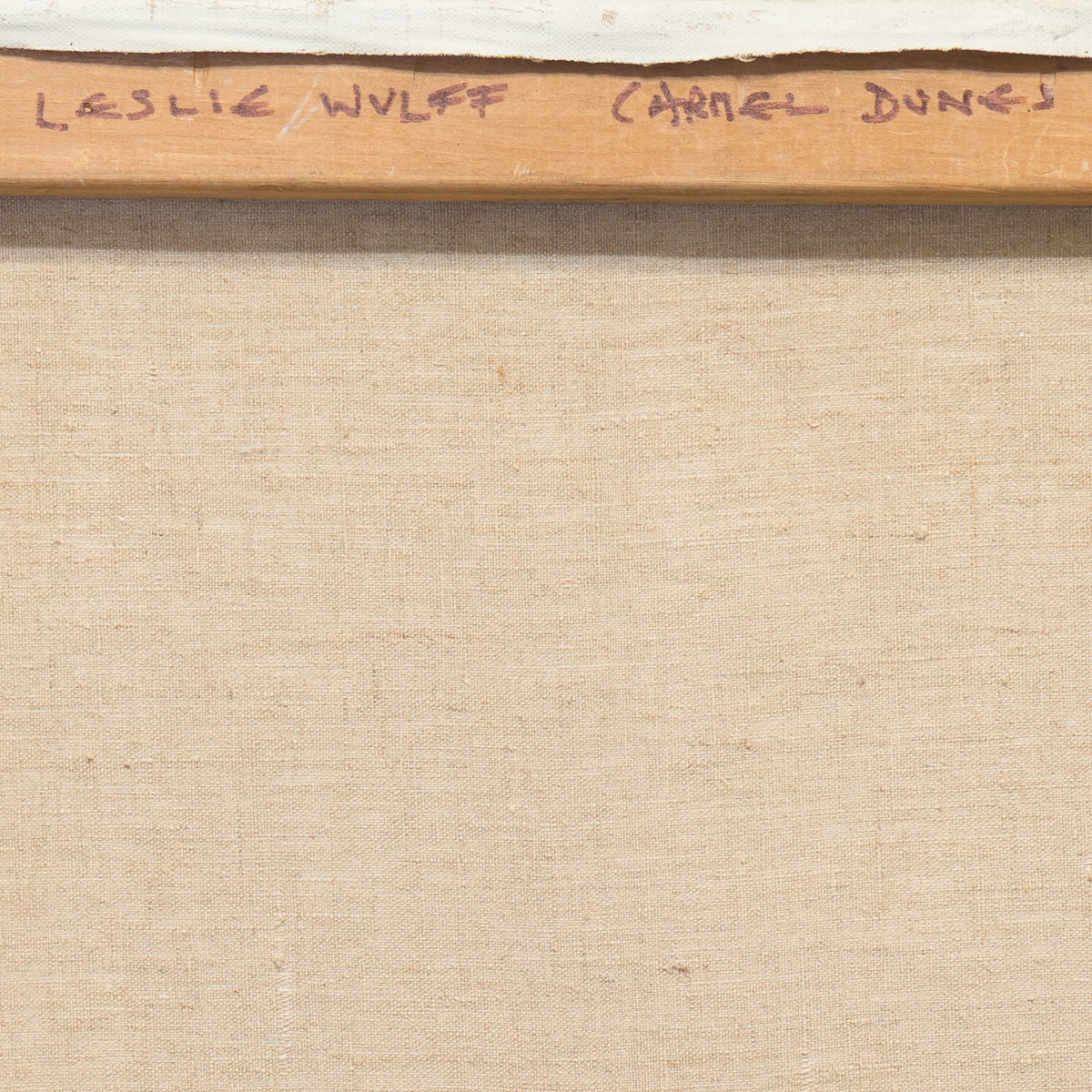 George D. Young Oil Painting on Canvas "Autumn Hillside, Sonoma Coast"