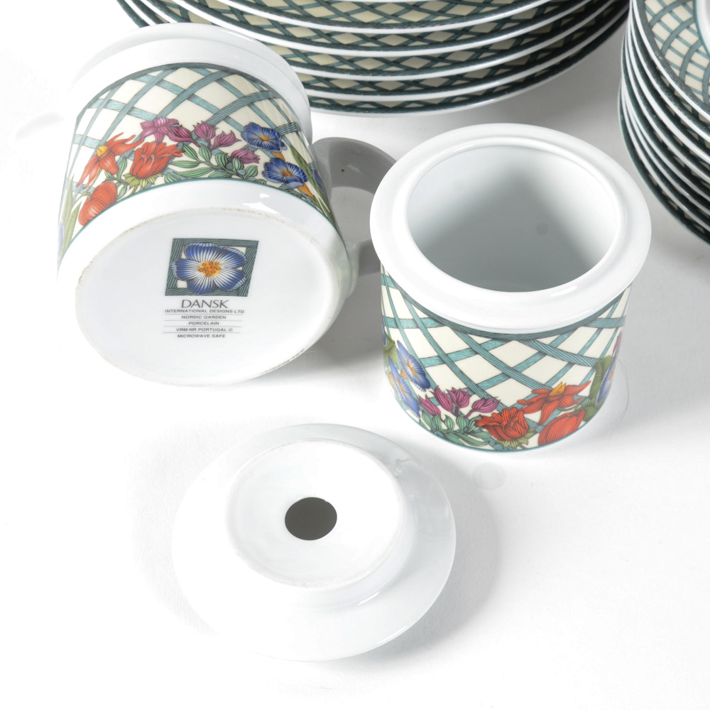 Dansk "Nordic Garden" Porcelain Dinner Service