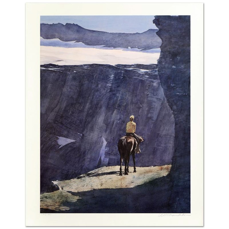 William Nelson Signed Limited Edition Serigraph "Blue Canyon"