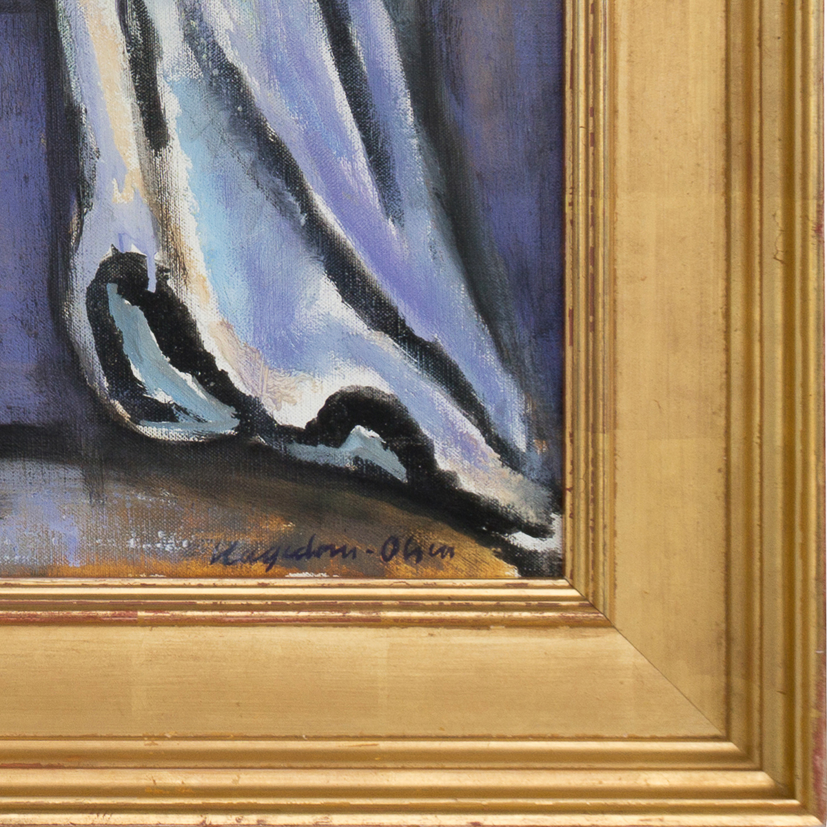 Thorvald Hagedorn-Olsen Oil Painting on Canvas "Model by the Window"