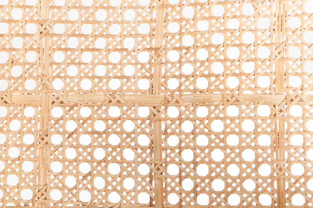 Decorative Corner Chair with Rush Seat