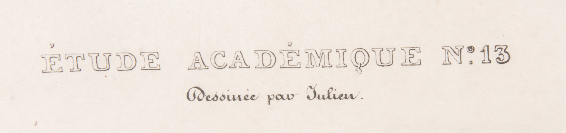 Antique Académie Julian Lithographs
