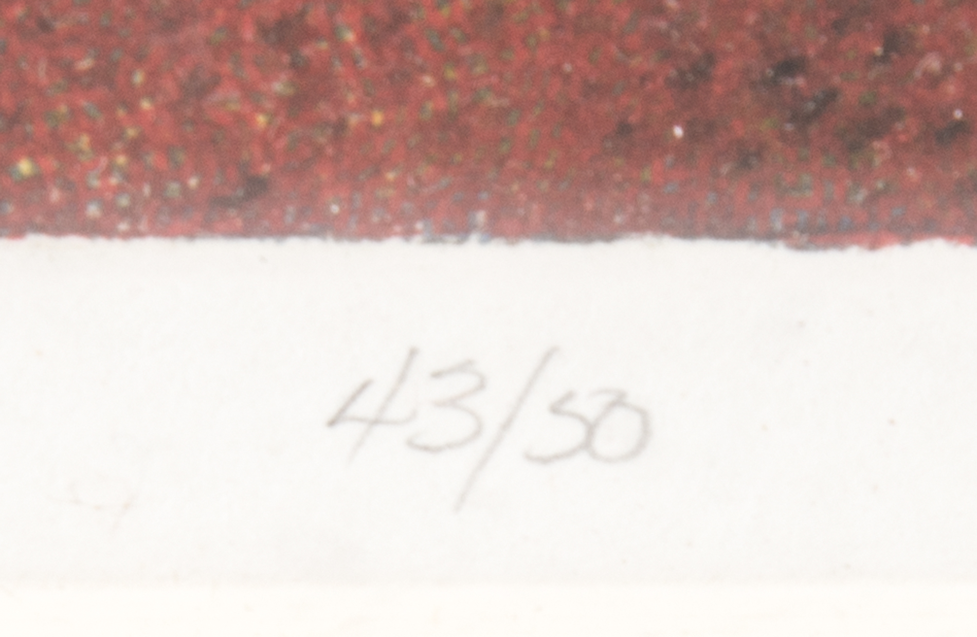 R. Black Limited Edition Relief Print "September Song"