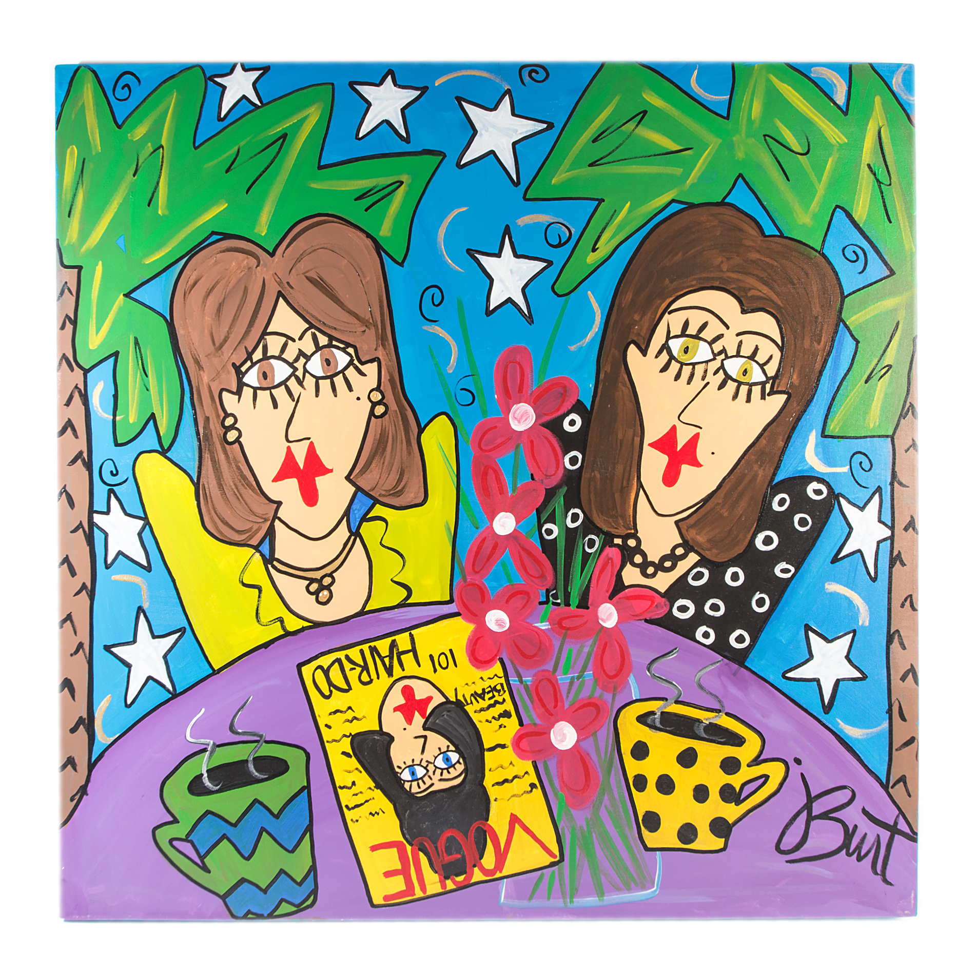 Burt Original Acrylic on Canvas