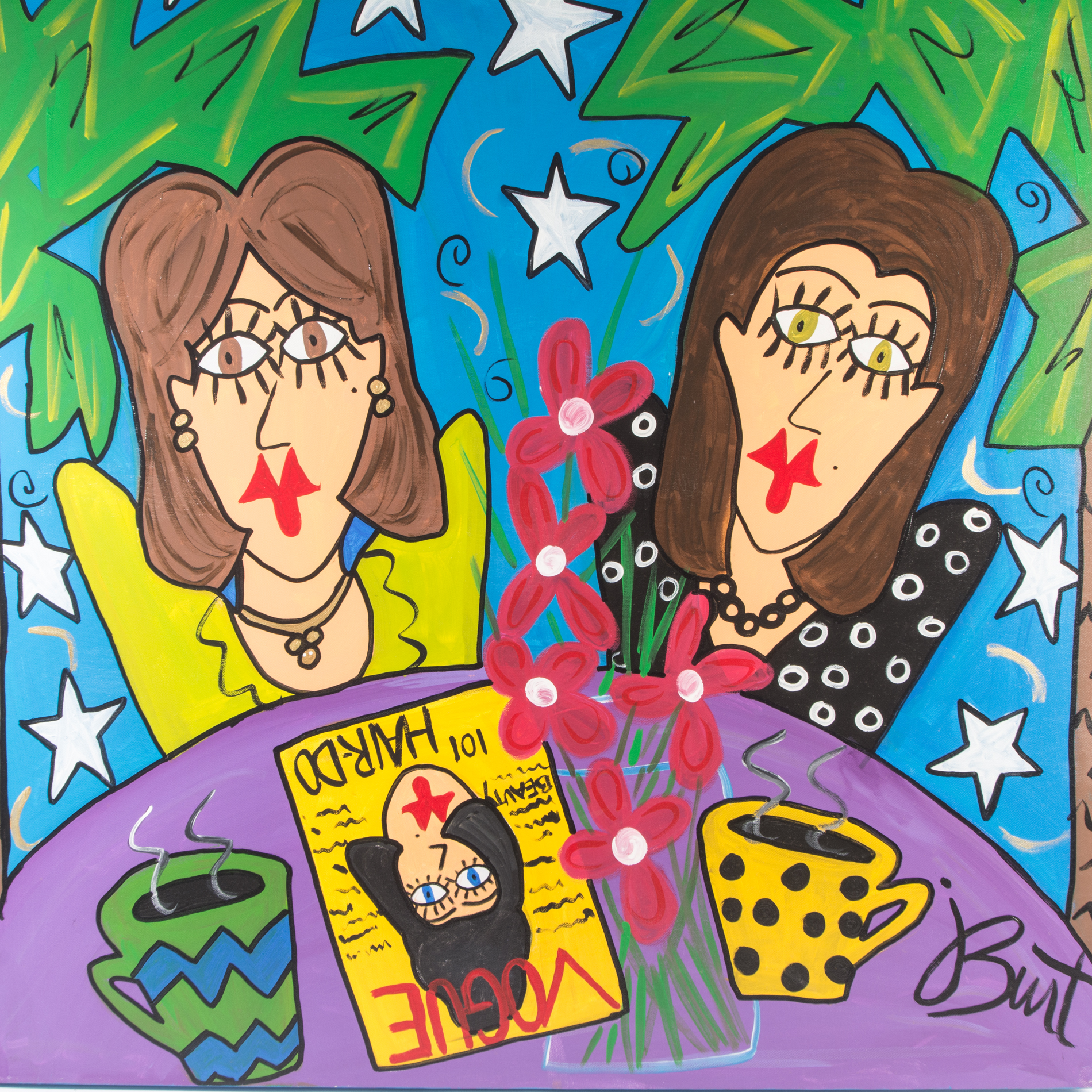 Burt Original Acrylic on Canvas