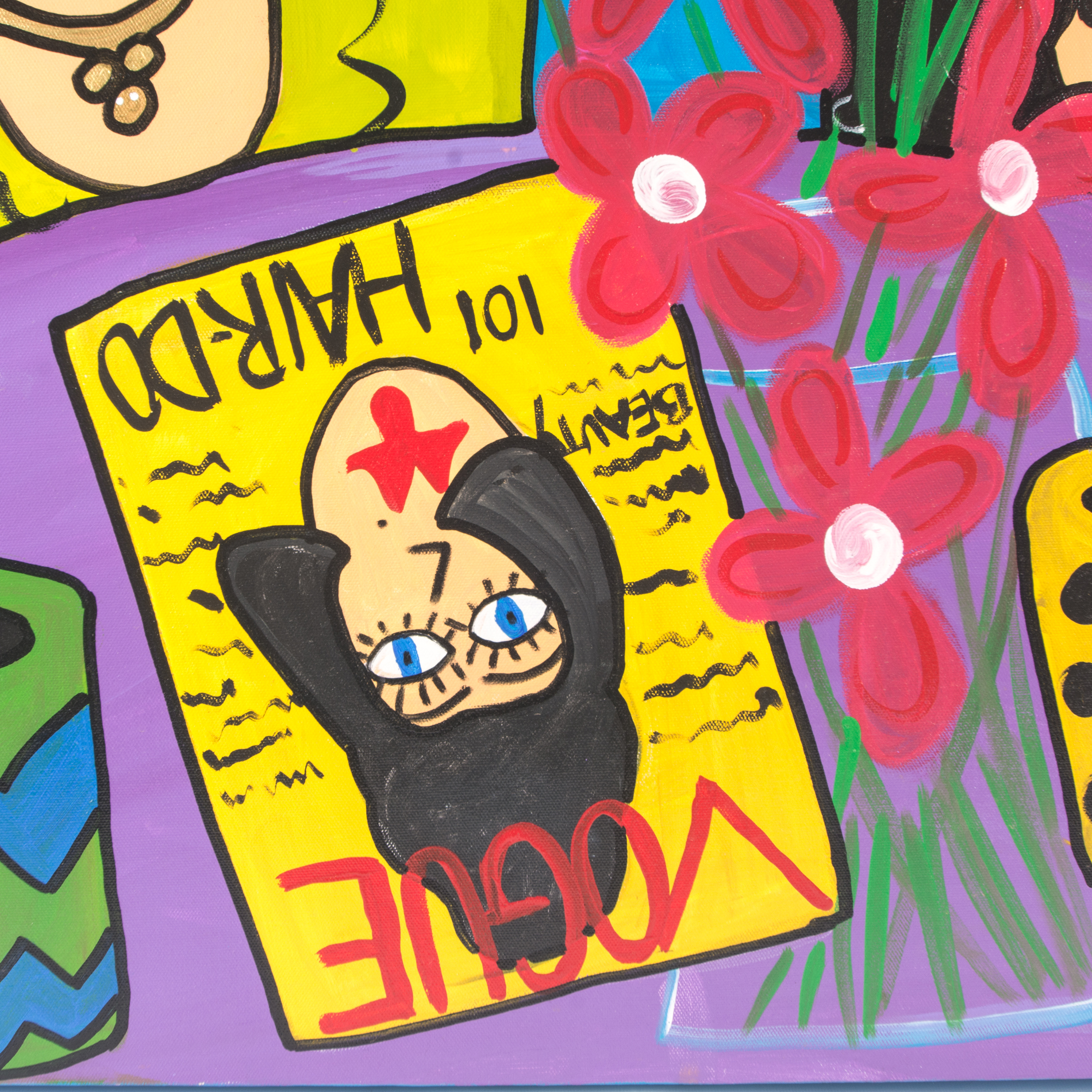 Burt Original Acrylic on Canvas