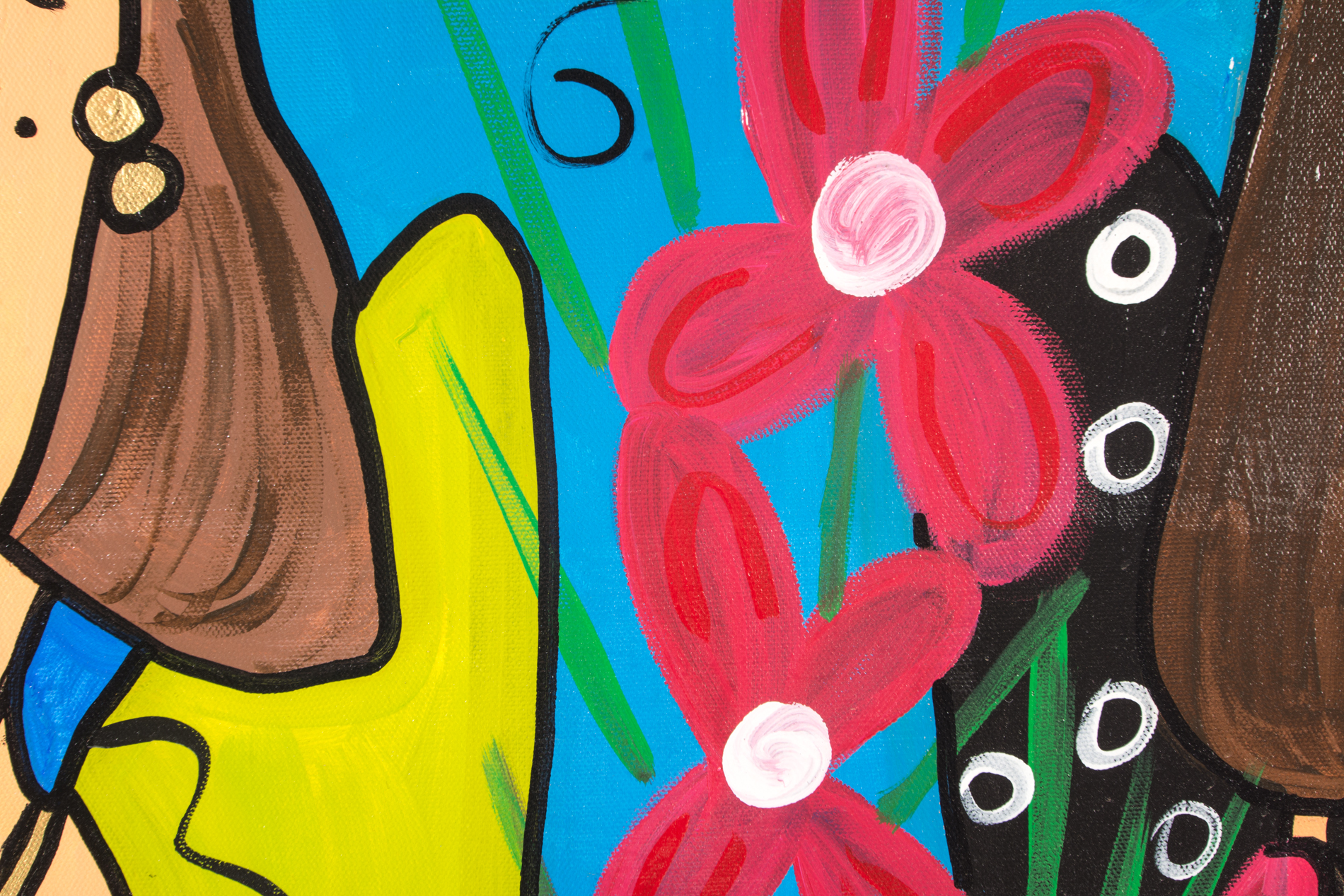 Burt Original Acrylic on Canvas