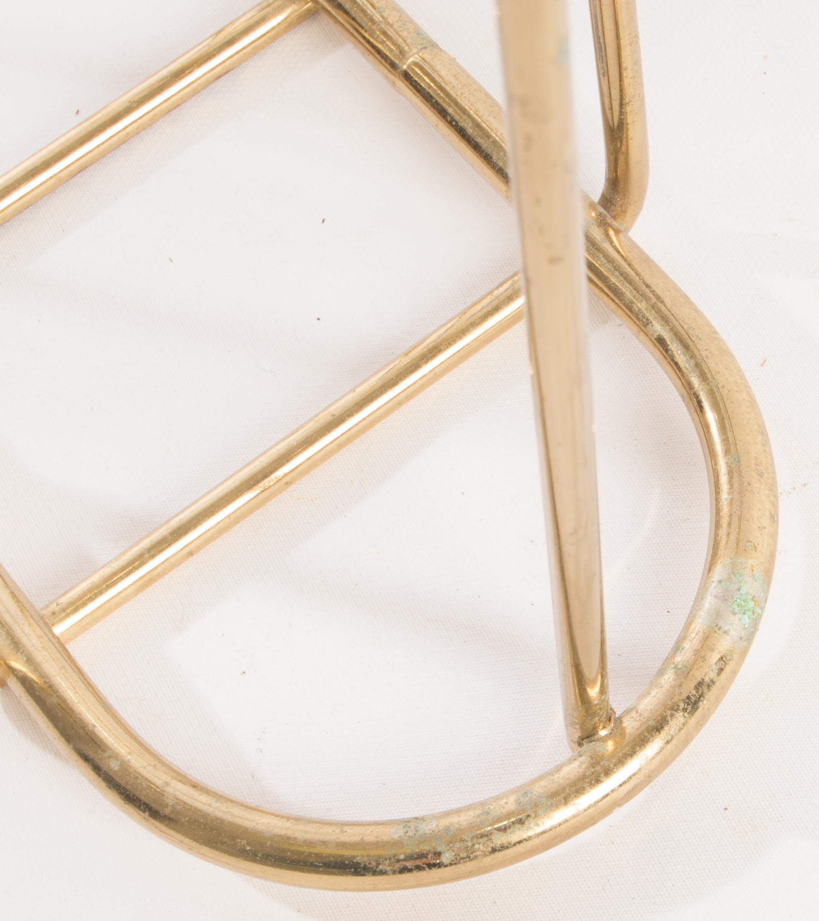 Mid Century Modern Brass Magazine Baskets