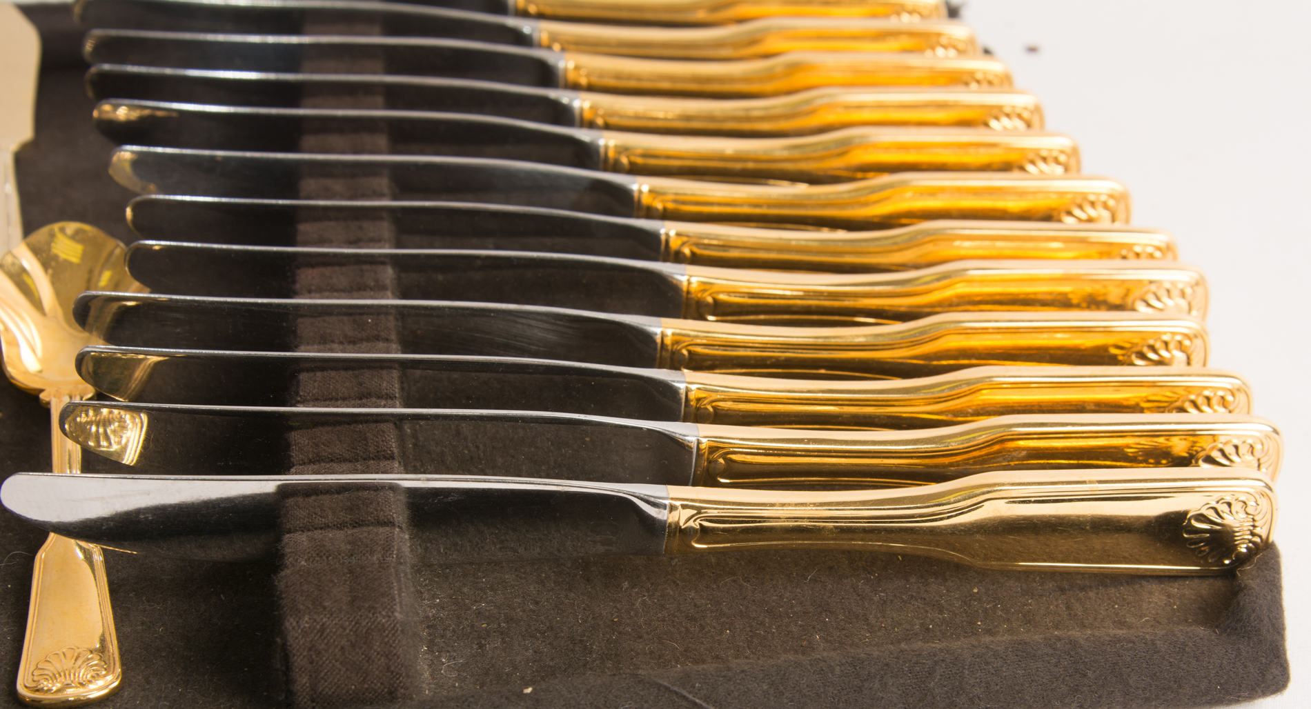 Reed & Barton 24K Gold Electroplated Flatware