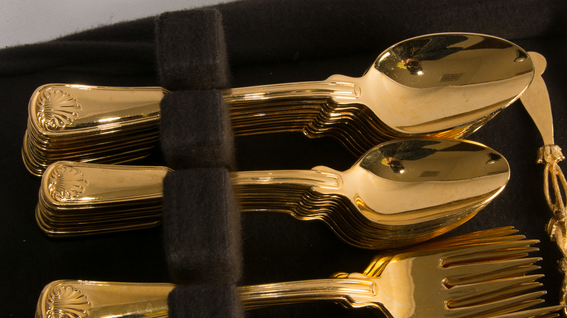 Reed & Barton 24K Gold Electroplated Flatware