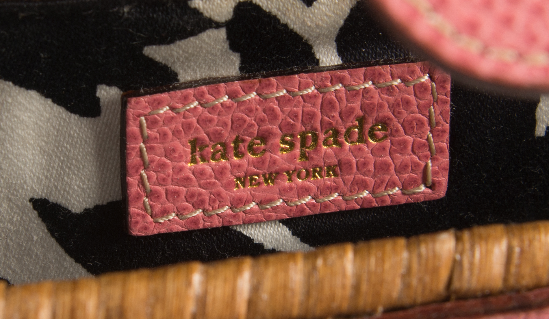 Kate Spade Wicker Clutch