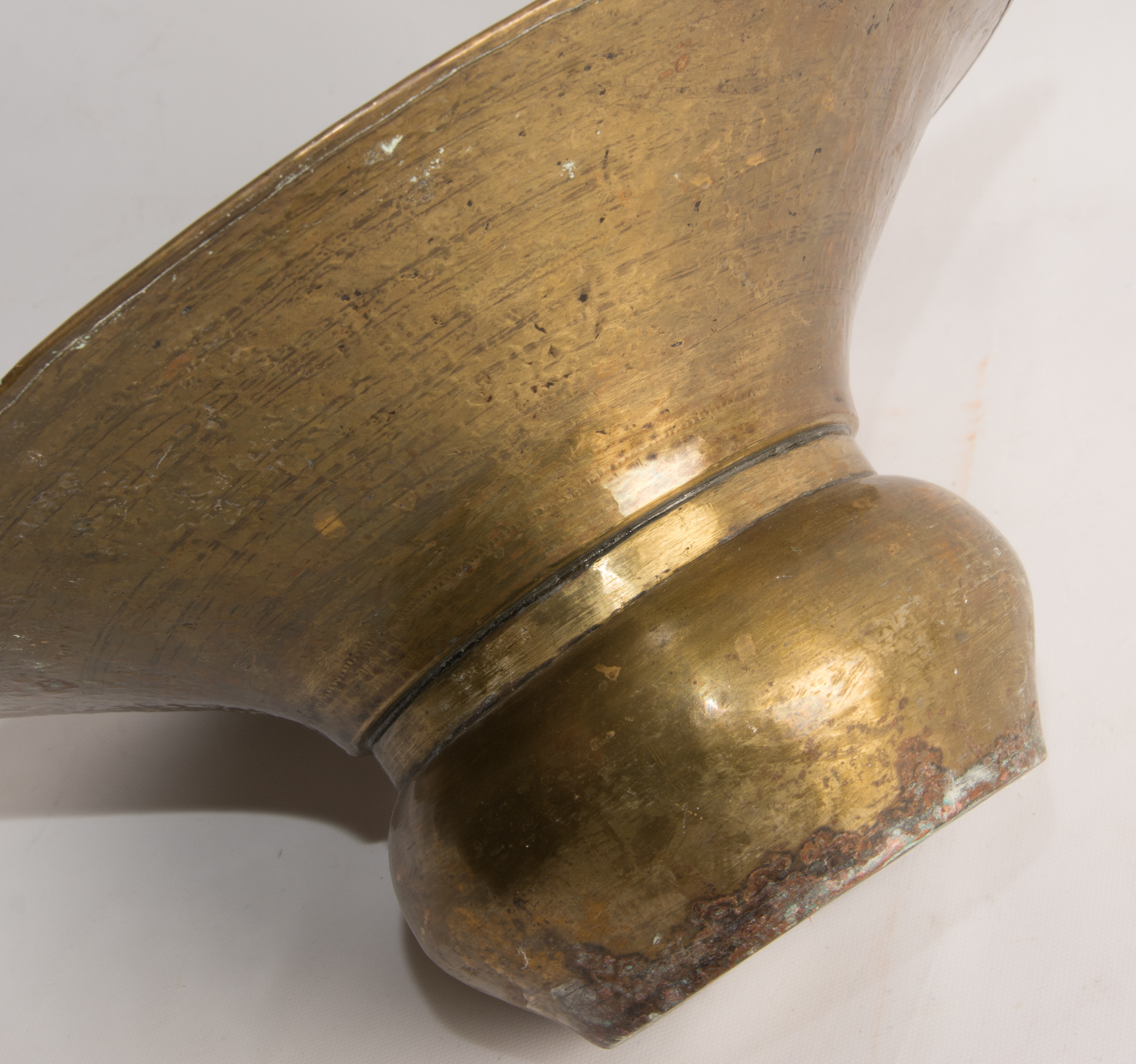 Vintage Indo-Persian Brass Spittoon