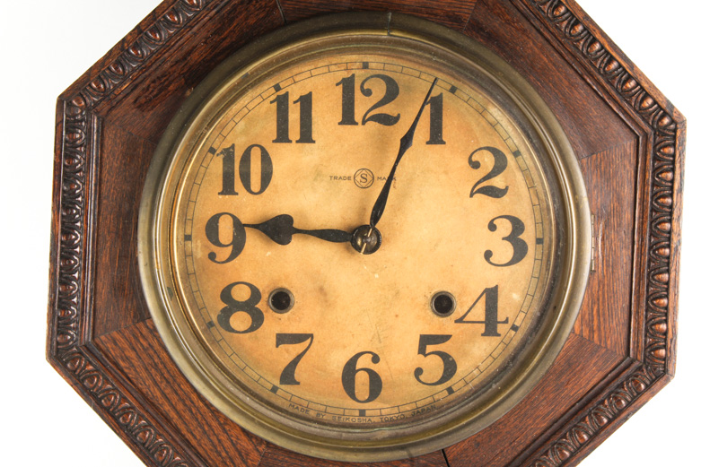 Early 20th Century Seikosha Eight-Day Wall Clock