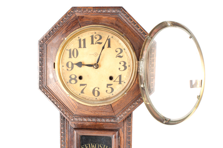 Early 20th Century Seikosha Eight-Day Wall Clock