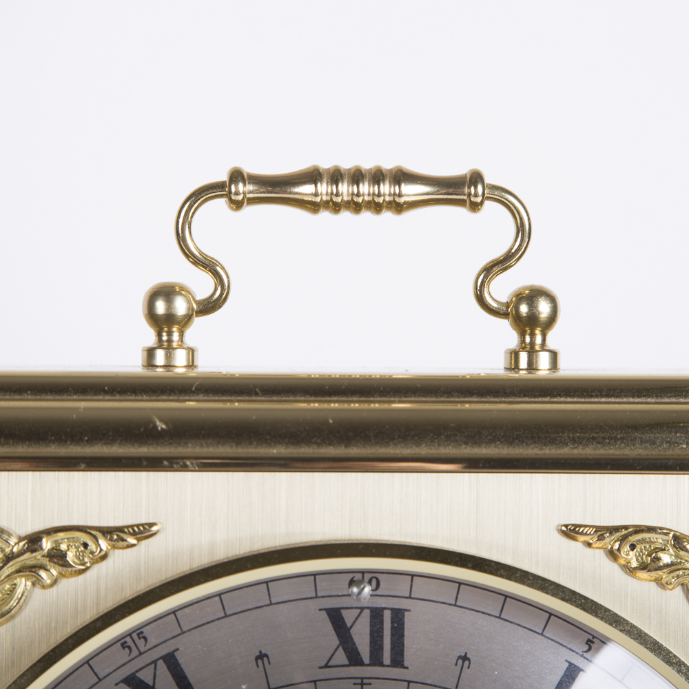 Hermle Brass Chiming Carriage Clock