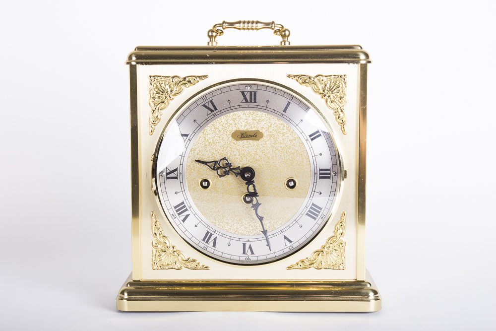 Hermle Brass Chiming Carriage Clock
