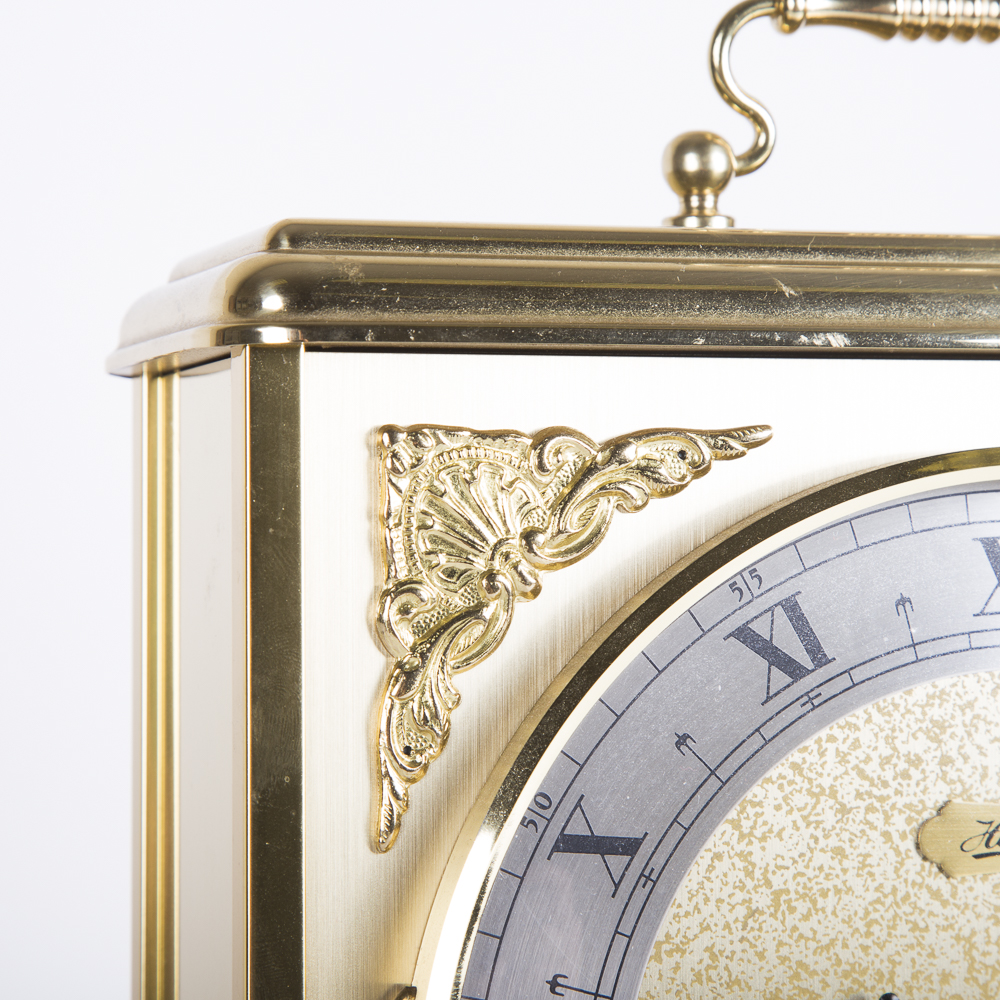 Hermle Brass Chiming Carriage Clock