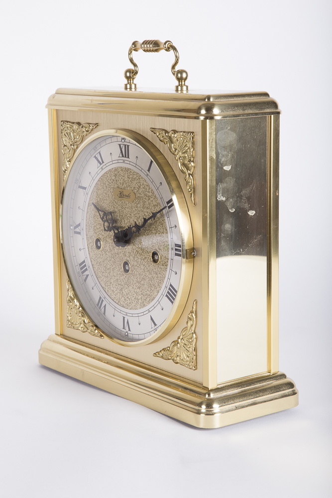 Hermle Brass Chiming Carriage Clock