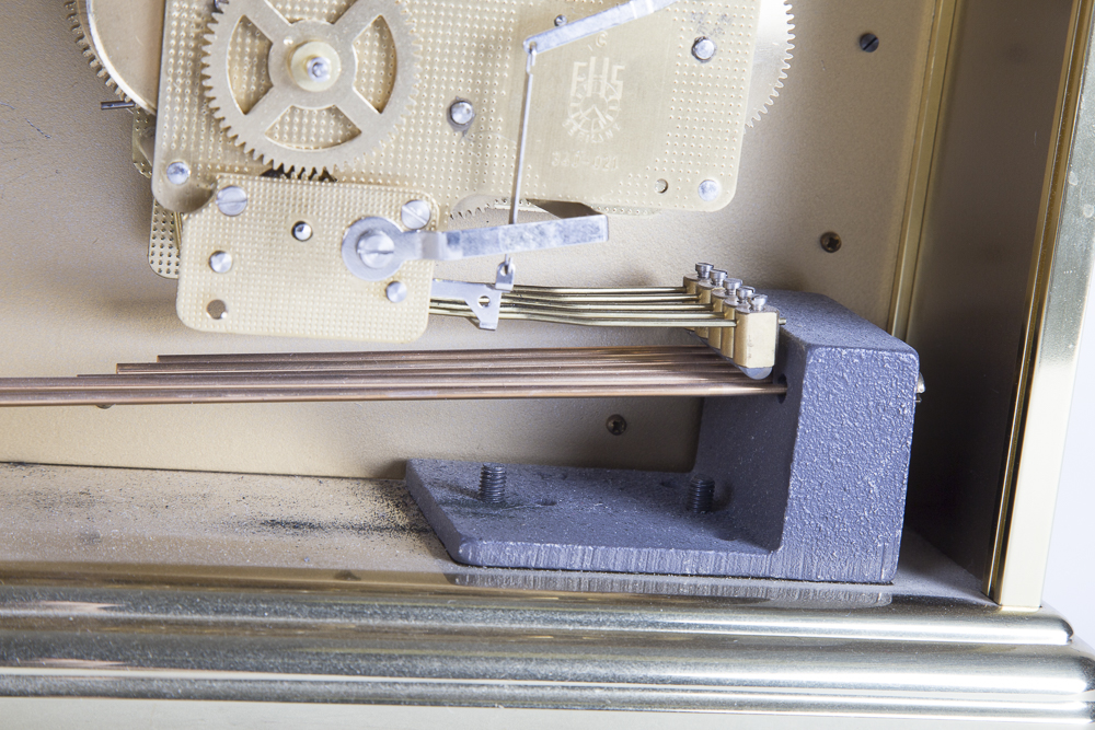 Hermle Brass Chiming Carriage Clock