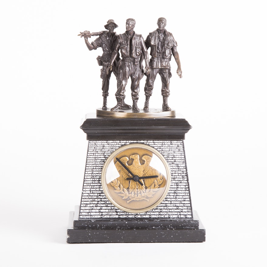 "Official Heros of Vietnam" Commemorative Clock